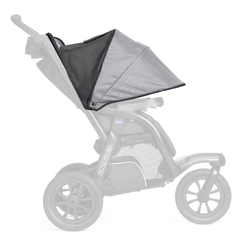 Capotta Passeggino Chicco Activ3 Jet Iron Black