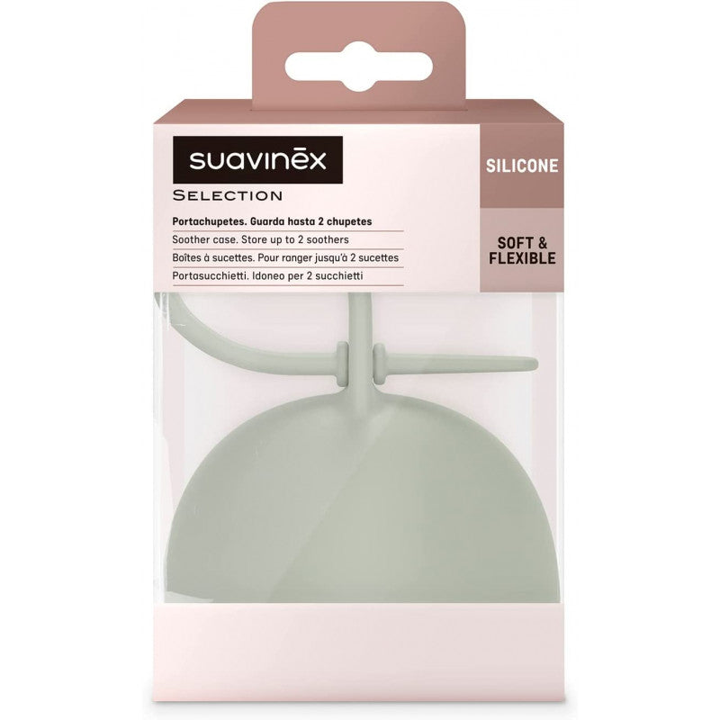 Suavinex - Portaciuccio in Silicone Verde Lago