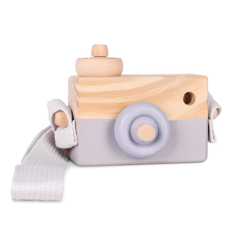 Macchina Fotografica In Legno - Photoloom -Grey