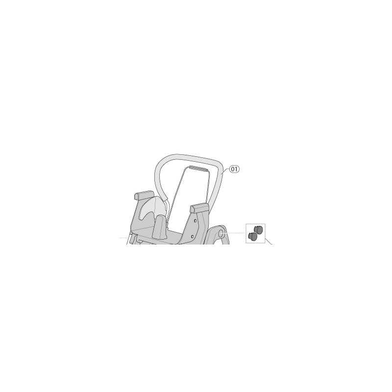 Inglesina - Set Pulsanti Snodo Centrale Per My Time