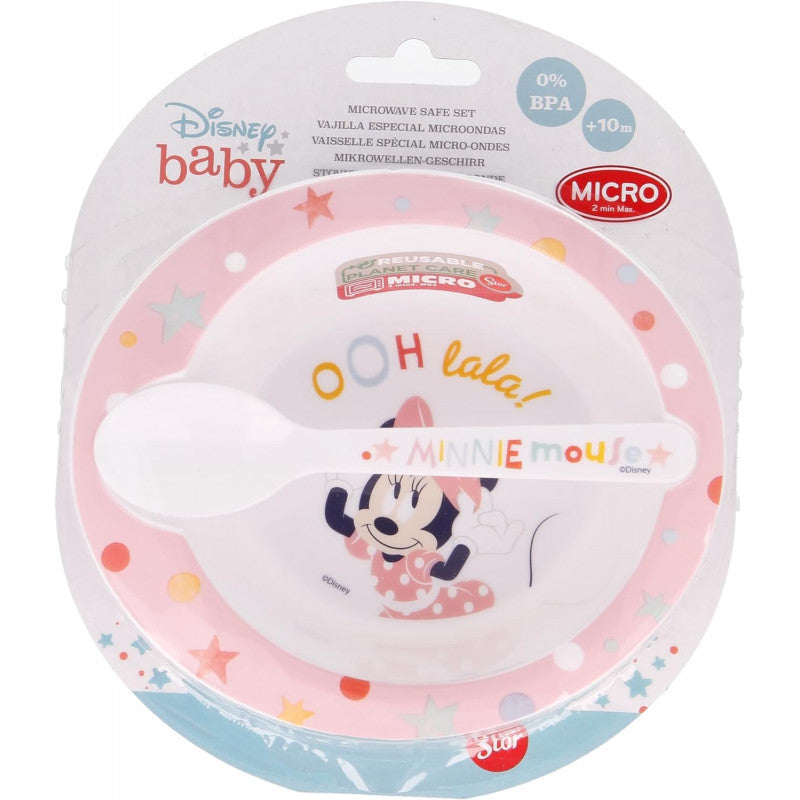 Disney Minnie Ensemble assiette et cuillère