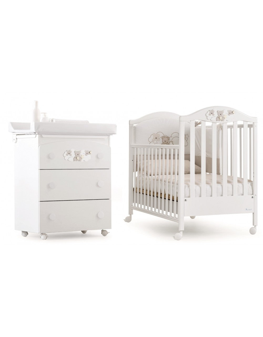 Offerta Cameretta Star Azzurra Design - Bianco