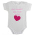 Body Mezza Manica 50% Mamma e 50% Papà Rosa - 1 Mese