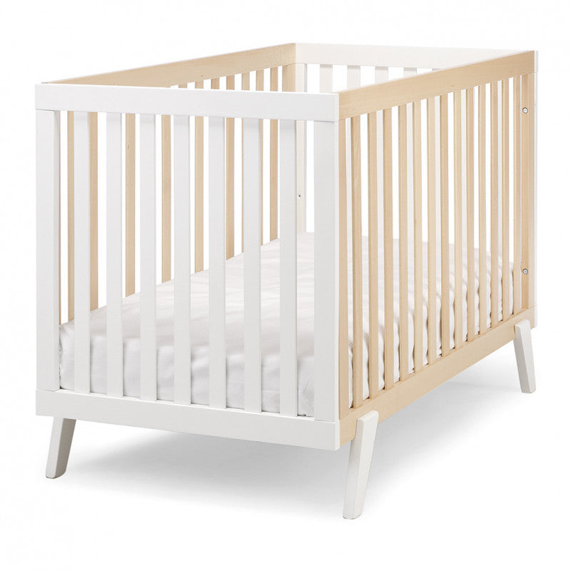 Lettino America Erbesi con sponda Toddler - Bianco