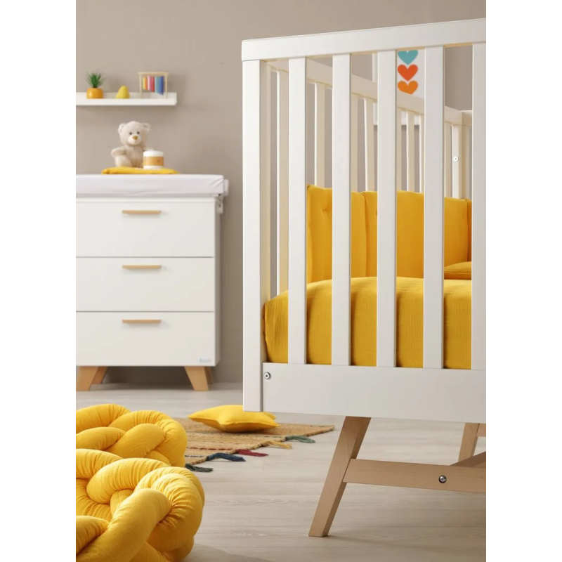 Lettino Joy Bianco - Naturale