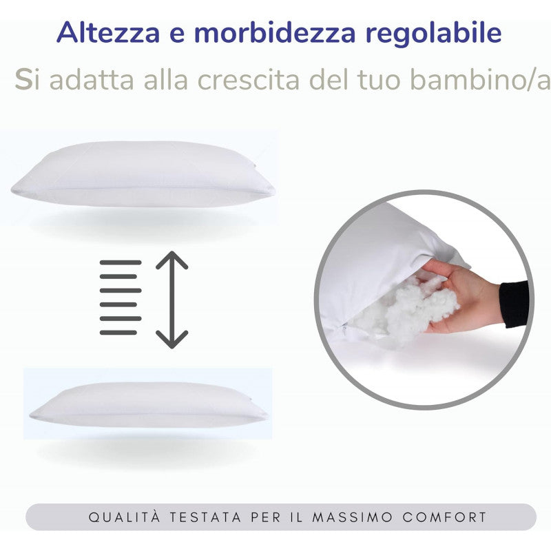 Cuscino Lettino Bambino con Altezza Regolabile Tender