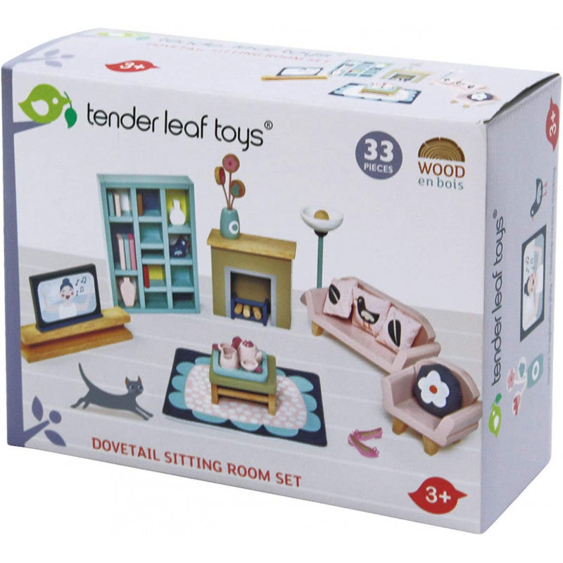Mobili per salotto della casa delle bambole
