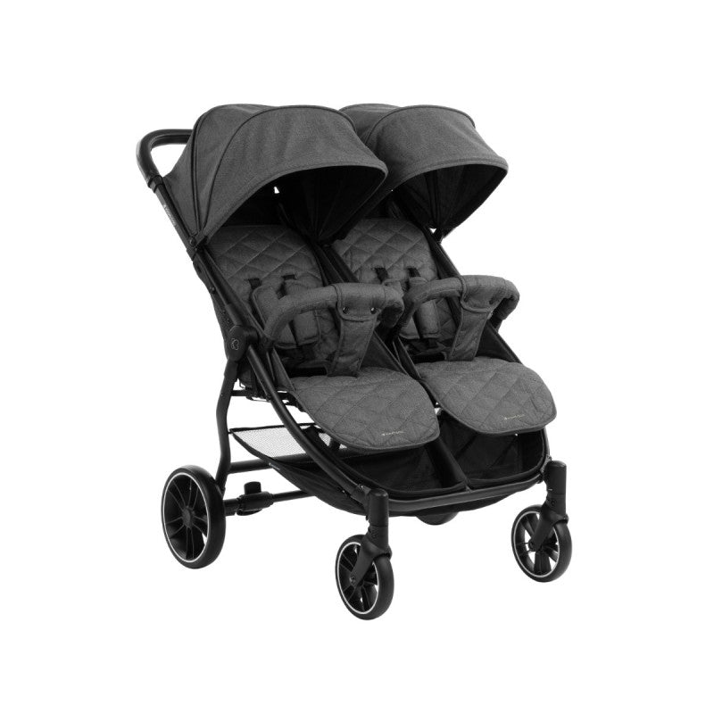 Passeggino Gemellare Happy 2 Dark Grey