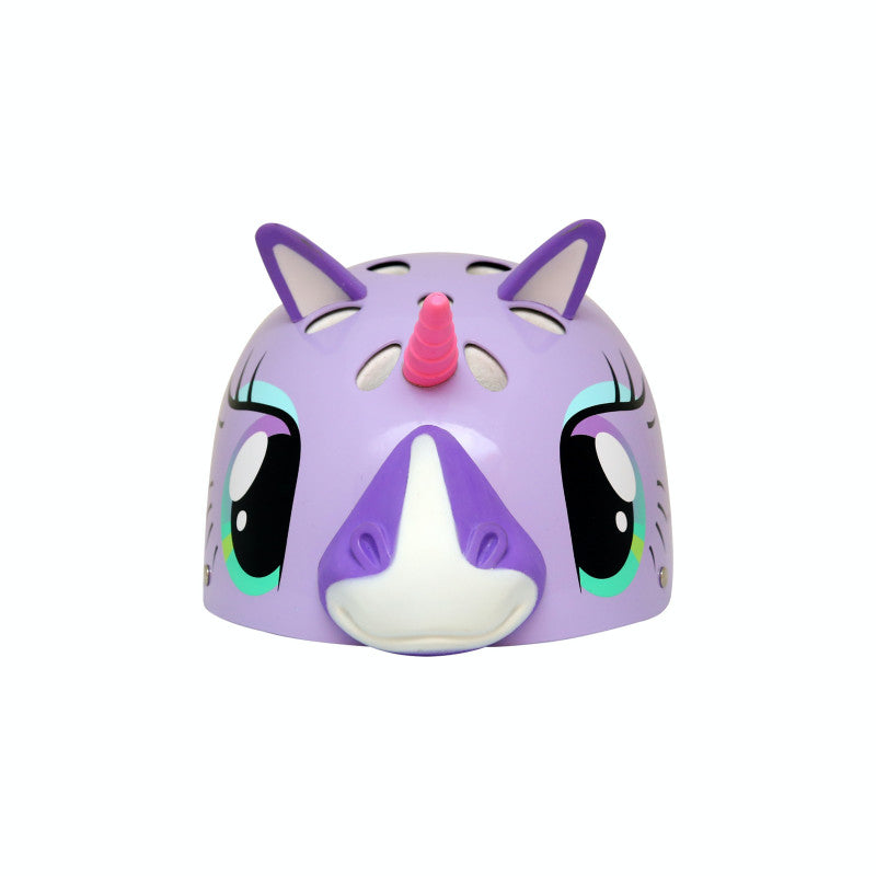 Casco Per Bambini In 3D Unicorno Magico Viola