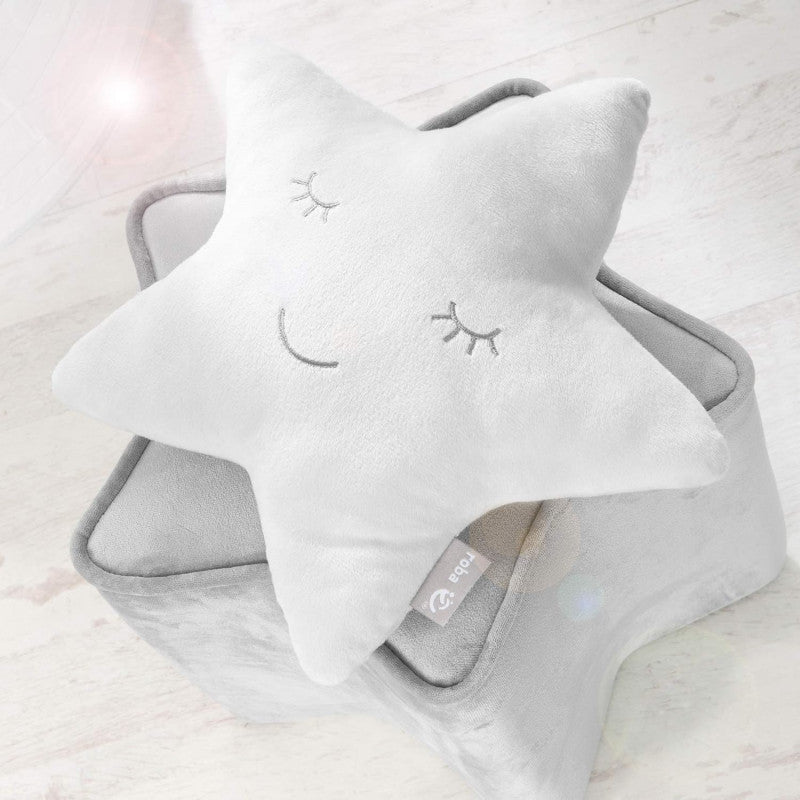 Cuscino Decorativo per la Cameretta Stella Grigio