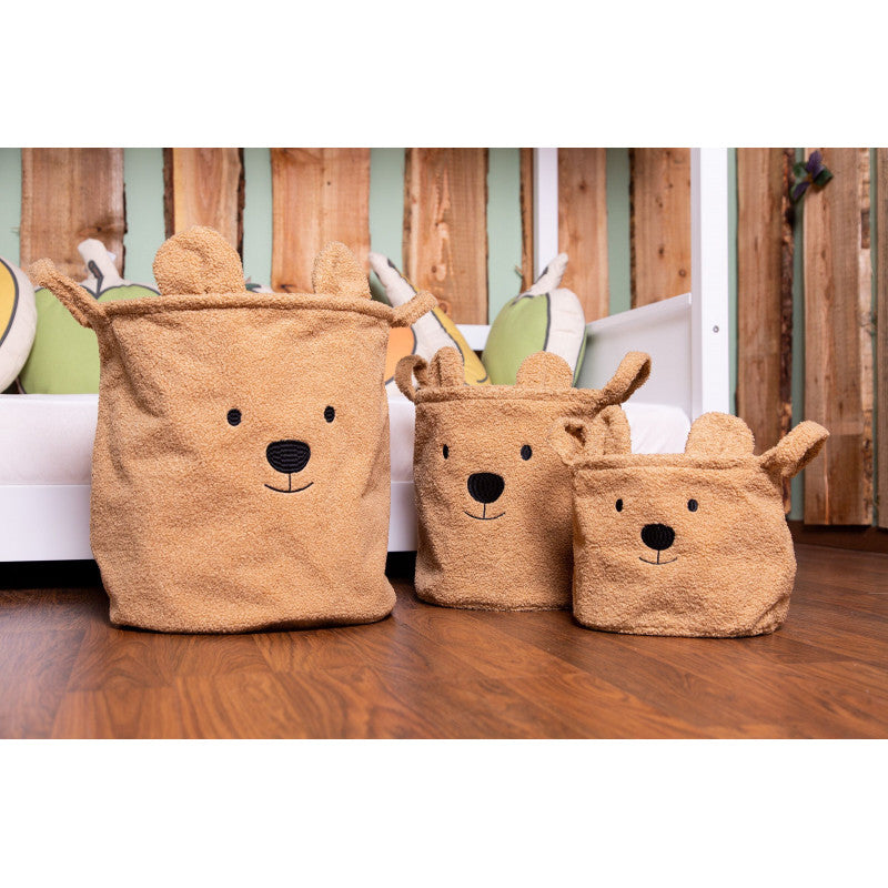 Set di 3 cestini Teddy di Childhome