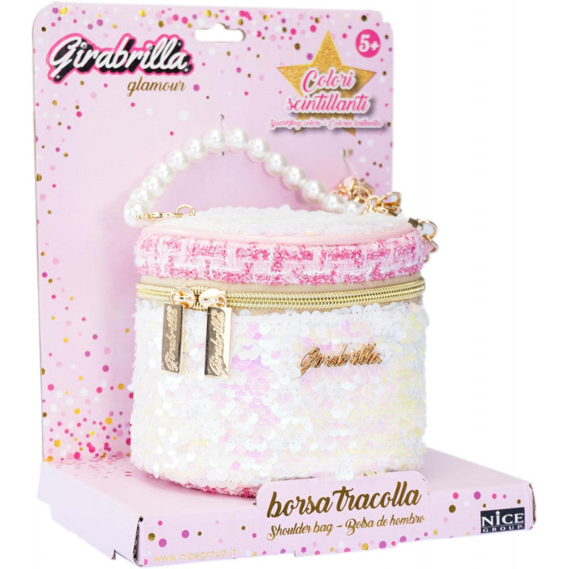 Girabrilla Fashion Bag Borsetta con Paillettes
