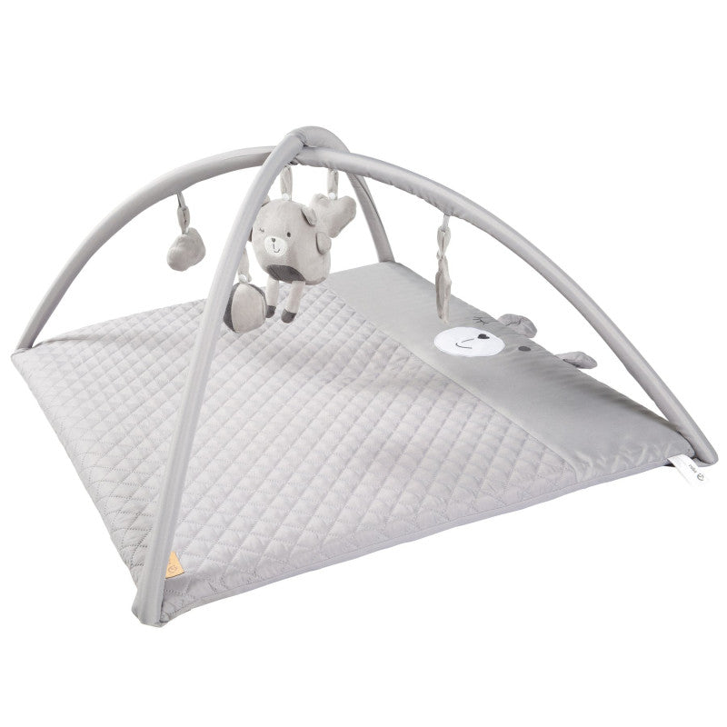 Tappeto da Gioco roba Style con Arco Giochi e 5 Elementi - Grigio