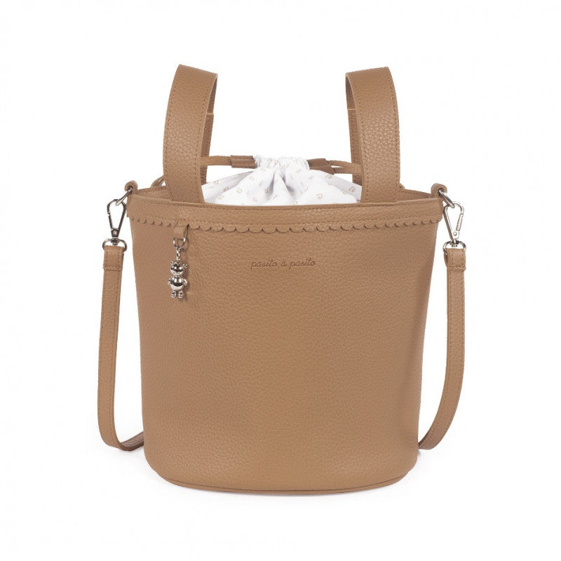 Borsa Bucket Icon Caramel