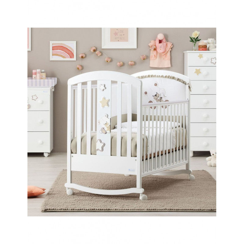 Lettino Dido Mini Bianco Avana