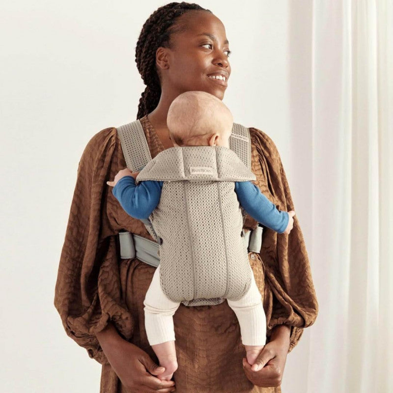 BabyBjorn Marsupio Mini 3D Grigio Beigie