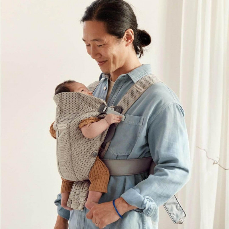 BabyBjorn Marsupio Mini 3D Grigio Beigie