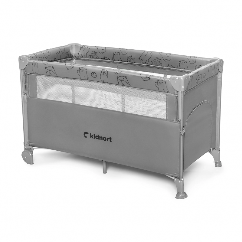Lettino Co-sleeping Kidnort Naste Light Grey