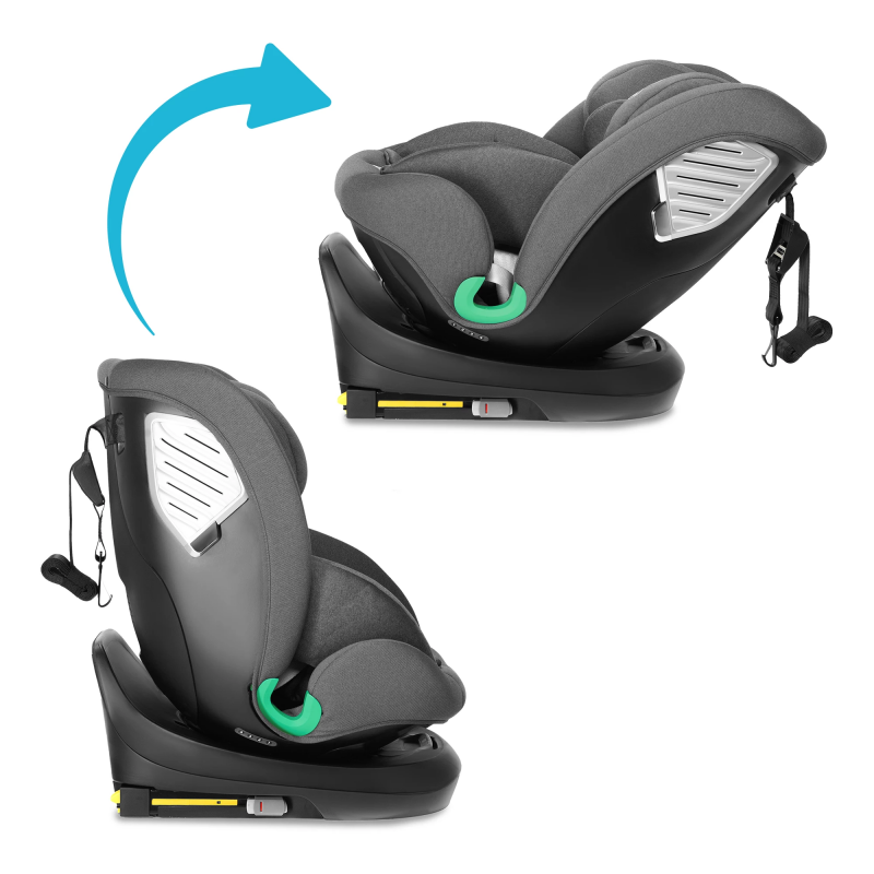 Seggiolino Auto Radjur Kidnort Grey