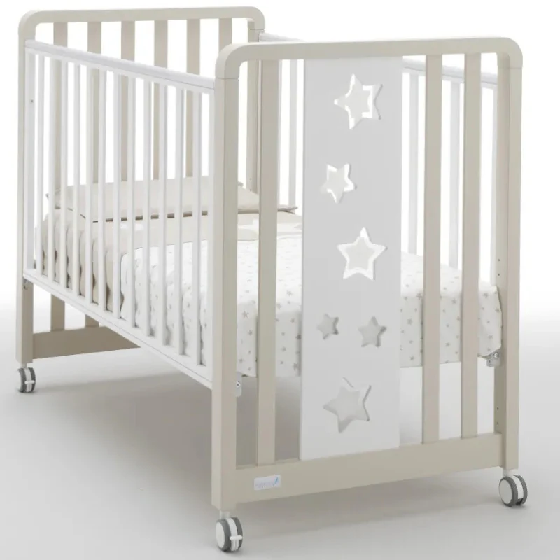 Lettino Azzurra Design Glam 9ni1 Stelle Avana Bianco