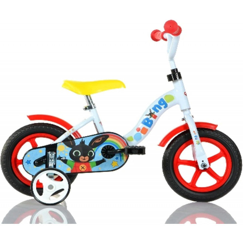 Bicicletta Bing 10";";Bicicletta Bing è la bicicletta nei colori del nero e rosso el personaggio più amato dai Bambini Bing è disponibile in diverse dimensioni, da scegliere in base all'età del bambino."