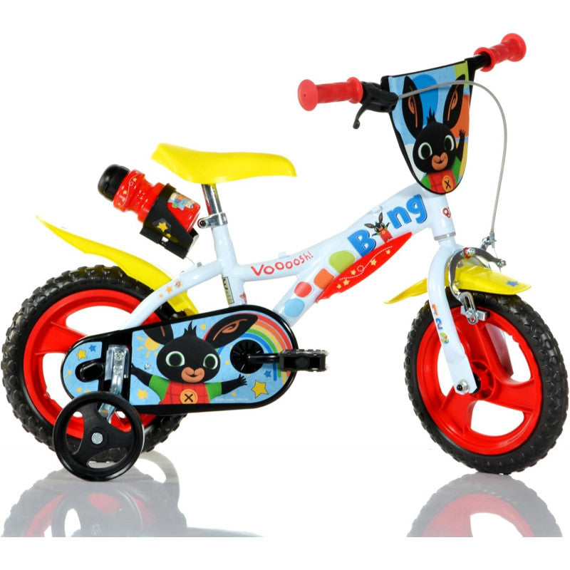 Bicicletta Bing 14";";Bicicletta Bing è la bicicletta nei colori del nero e rosso el personaggio più amato dai Bambini Bing è disponibile in diverse dimensioni, da scegliere in base all'età del bambino."