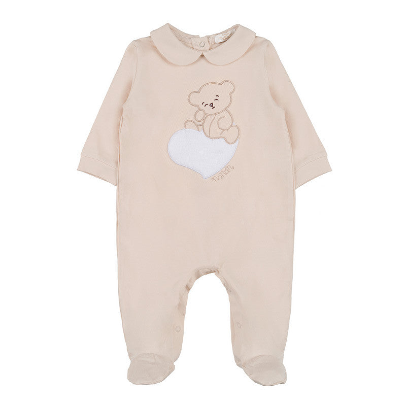 Tutina Nanan Orso Cuore Beige 06