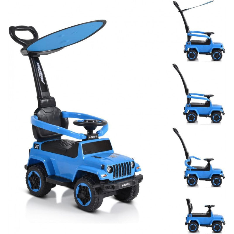 4 in 1 RutschautoBlau