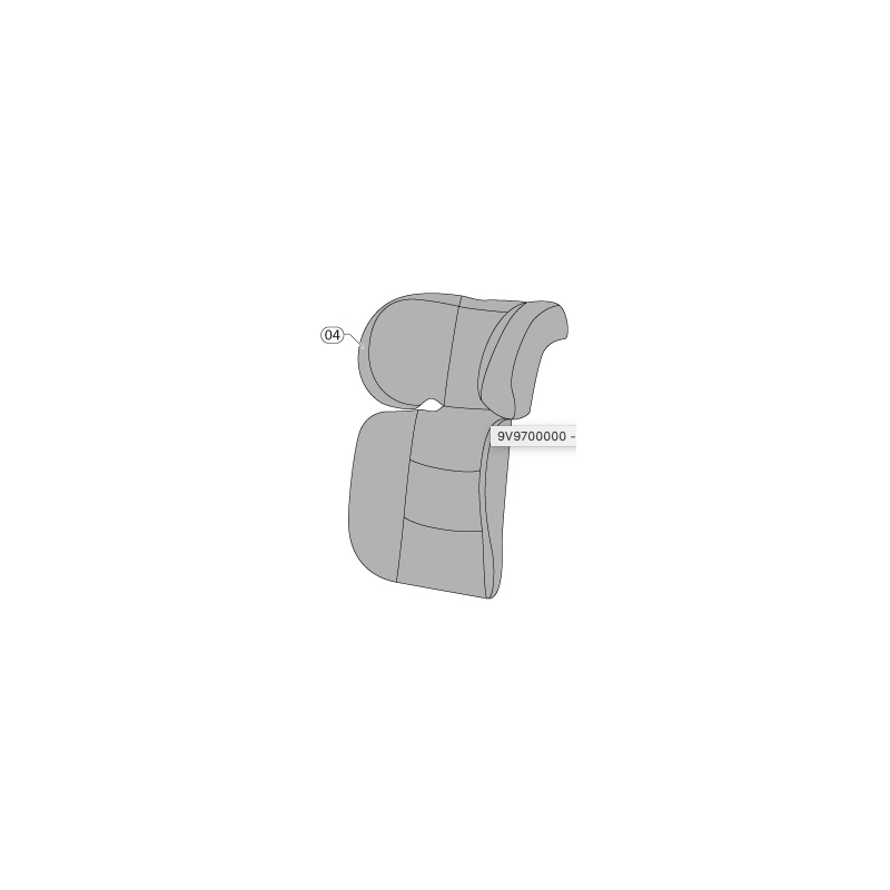Ricambio Testalino Per Inglesina Tolomeo Vulcan Black