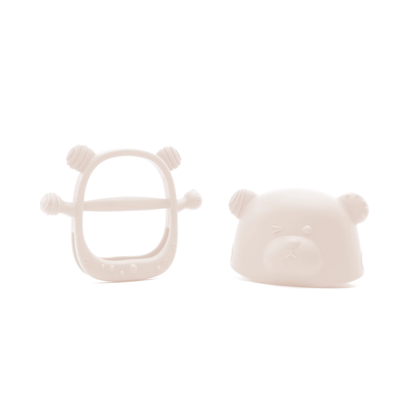 Massaggiagengive in silicone Glitre Rosa
