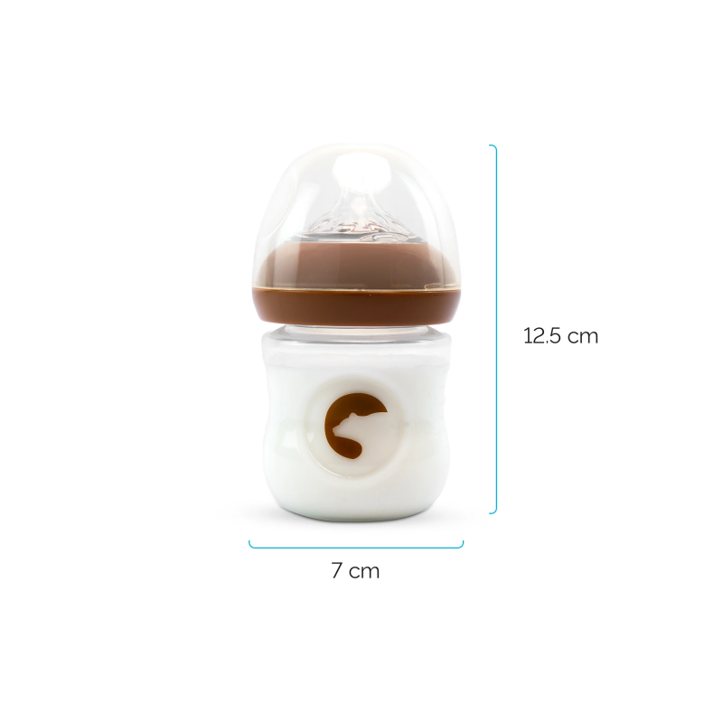 Biberon Blabaer 125ml da 0 a 3 mesi  Brown