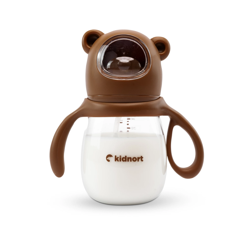Biberon Anticolica Jordbaer Flusso variabile 240 ML Brown