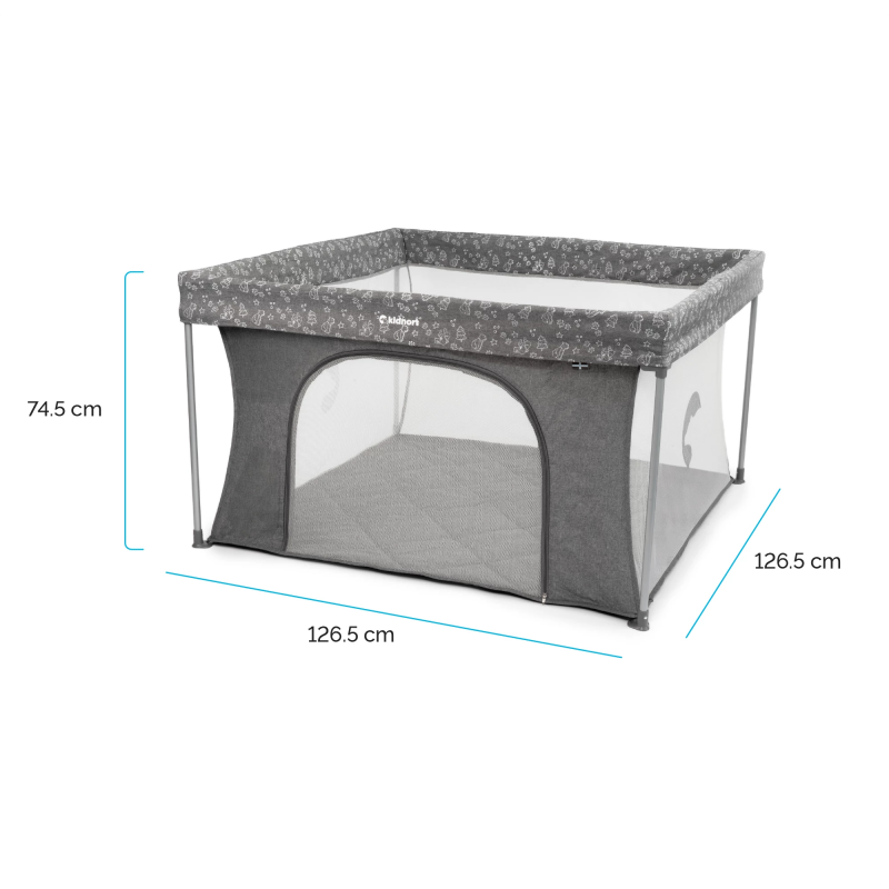 Box per bambini Snøen Kidnort grey