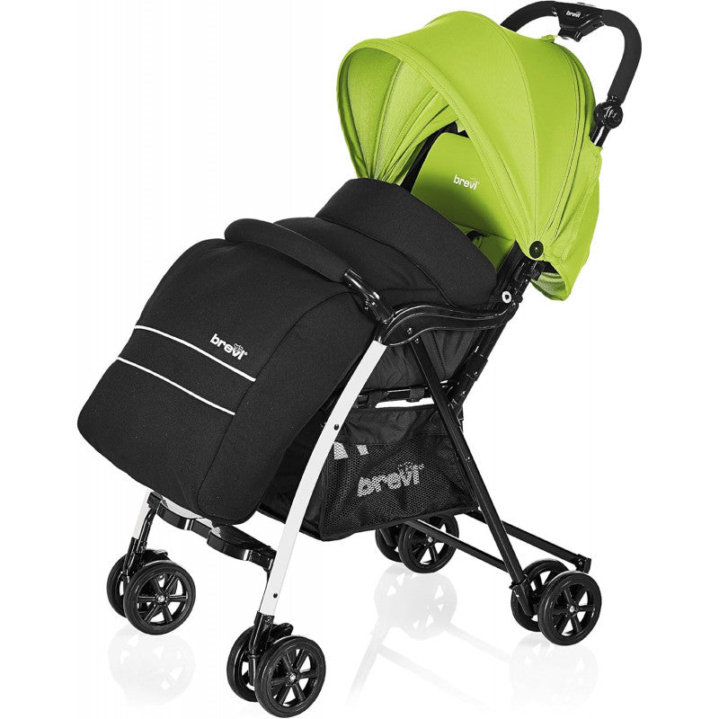 Brevi Coprigambe Invernale Nero per passeggino Mini Large
