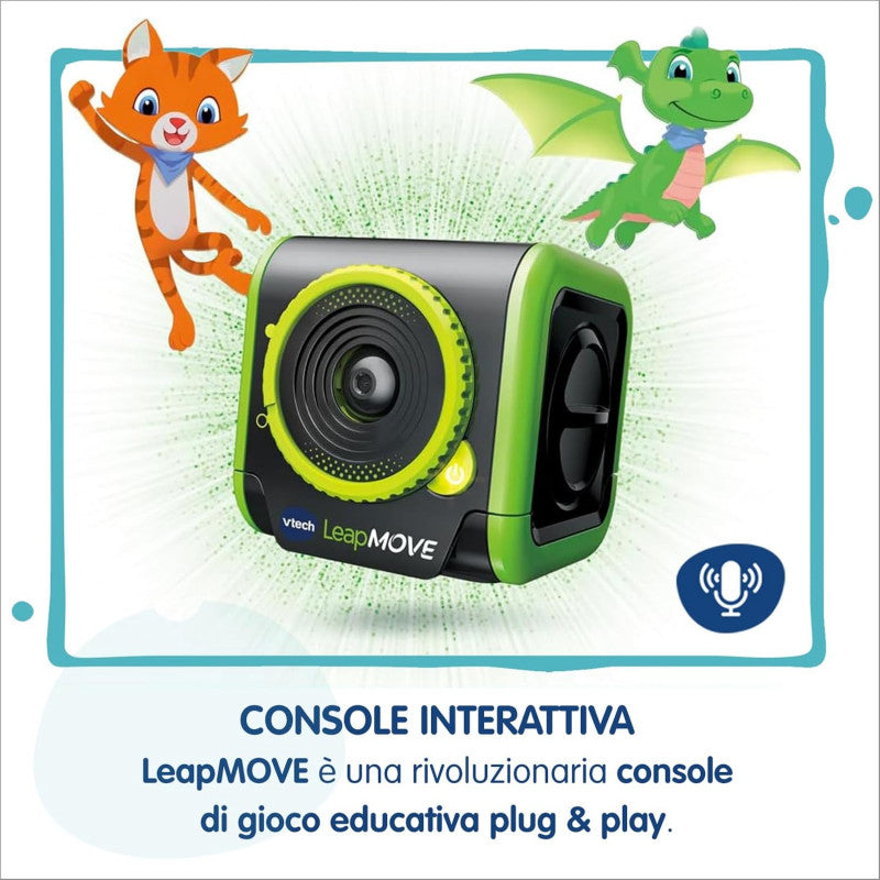 Console videogioco LeapMOVE Black e Green
