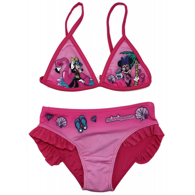 Costume Bikini Minnie Rosa - 5/6 Anni
