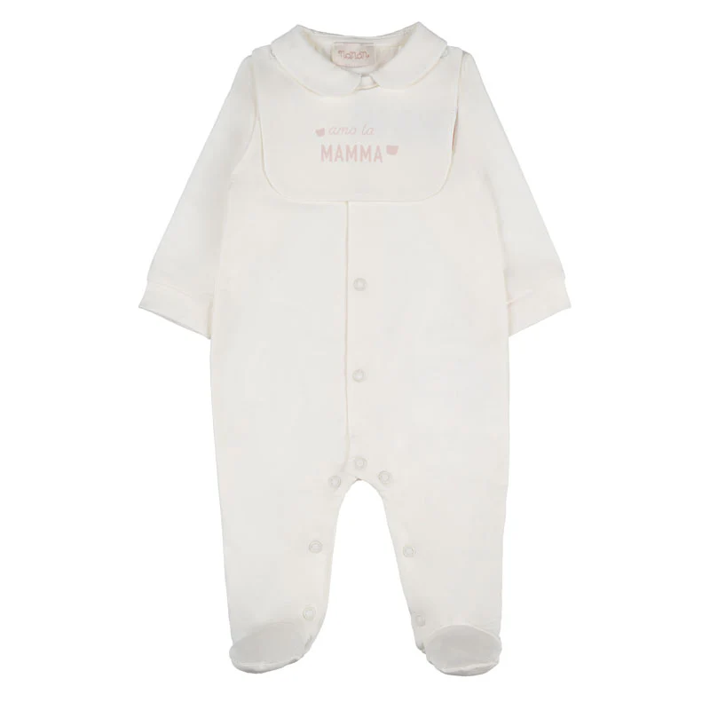 Tutina Nanan Con bavagli “Amo la mamma/il papà” 1 Mese