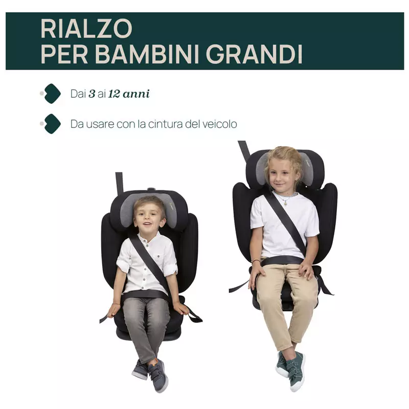 Seggiolino auto I-Size Chicco FOLD & GO Easy Recline Glam Grey
