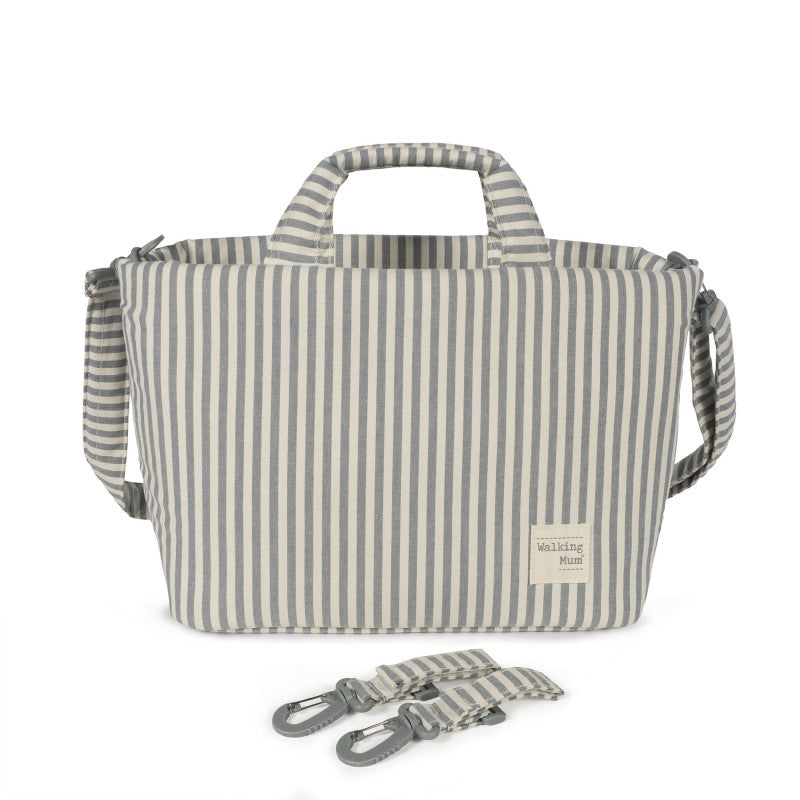 Borsa Fasciatoio Praliné Rayas Matcha