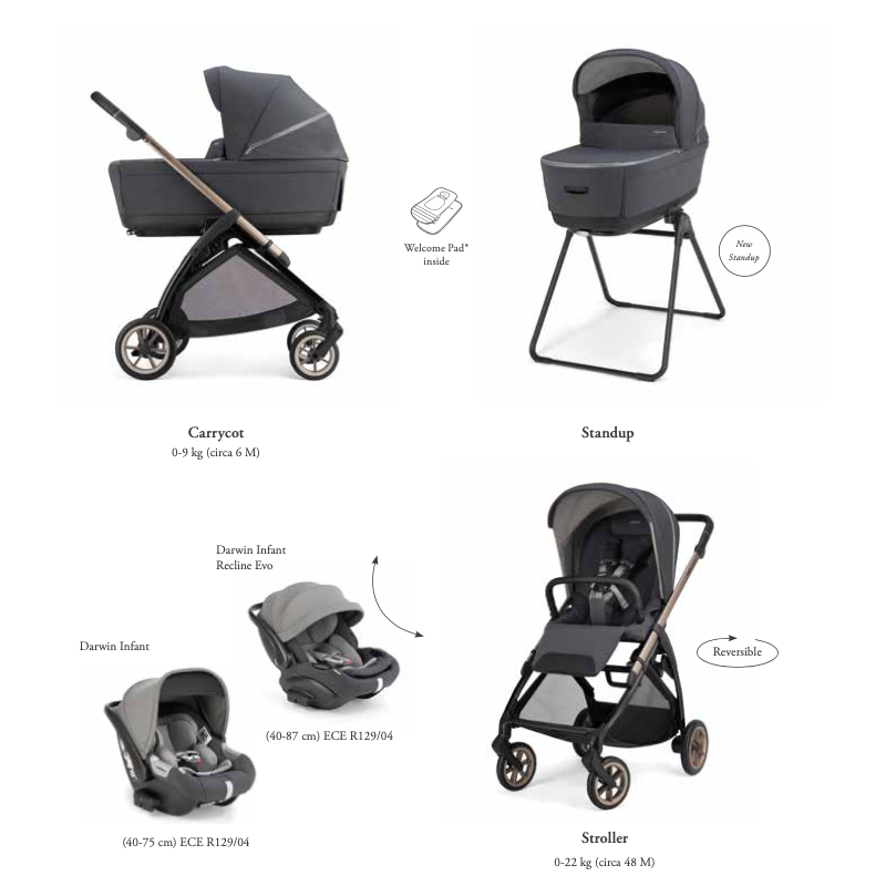 Trio Inglesina Electa 2026 Darwin Infant Recline Evo