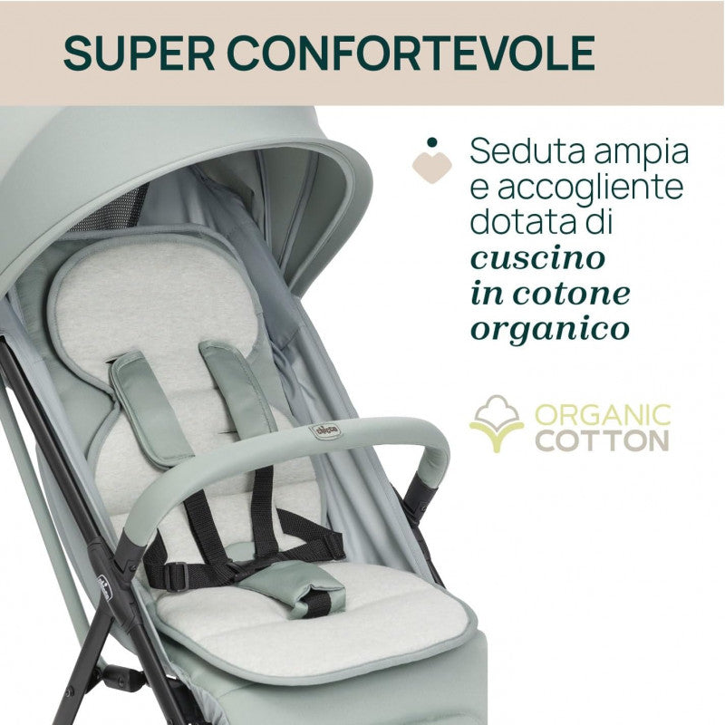 Chicco Taormina Materassino cuscino Sage