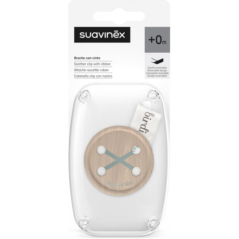 Clip In Tessuto Birdies Suavinex Verde