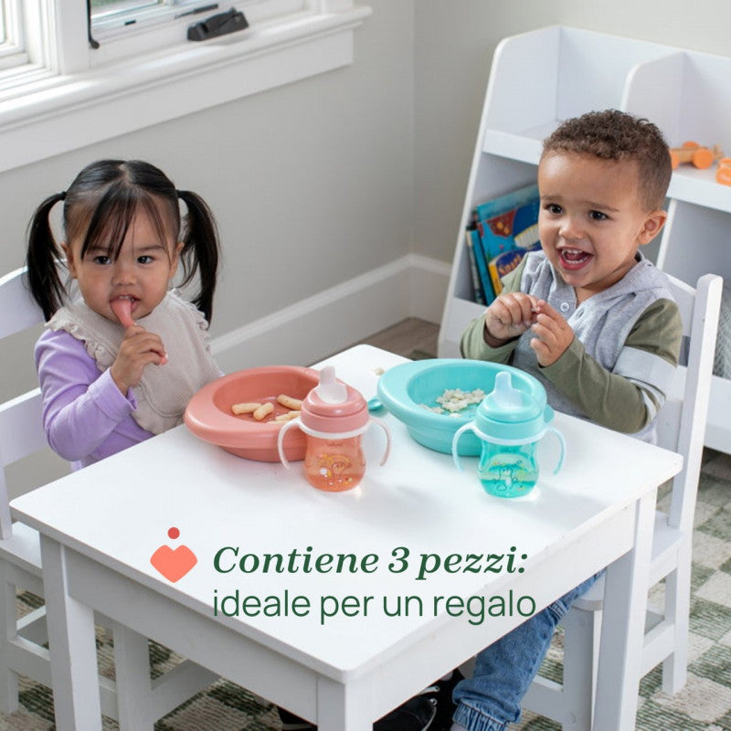 Set Prima Pappa 6M+Chicco Rosa