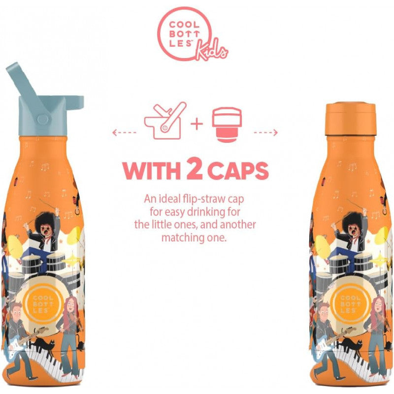 Cool Bottles - Borraccia Termica Music Beats350 ml