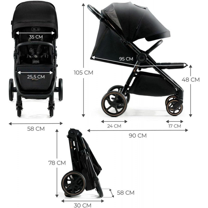 Passeggino Kinderkraft leggero MITZY Black