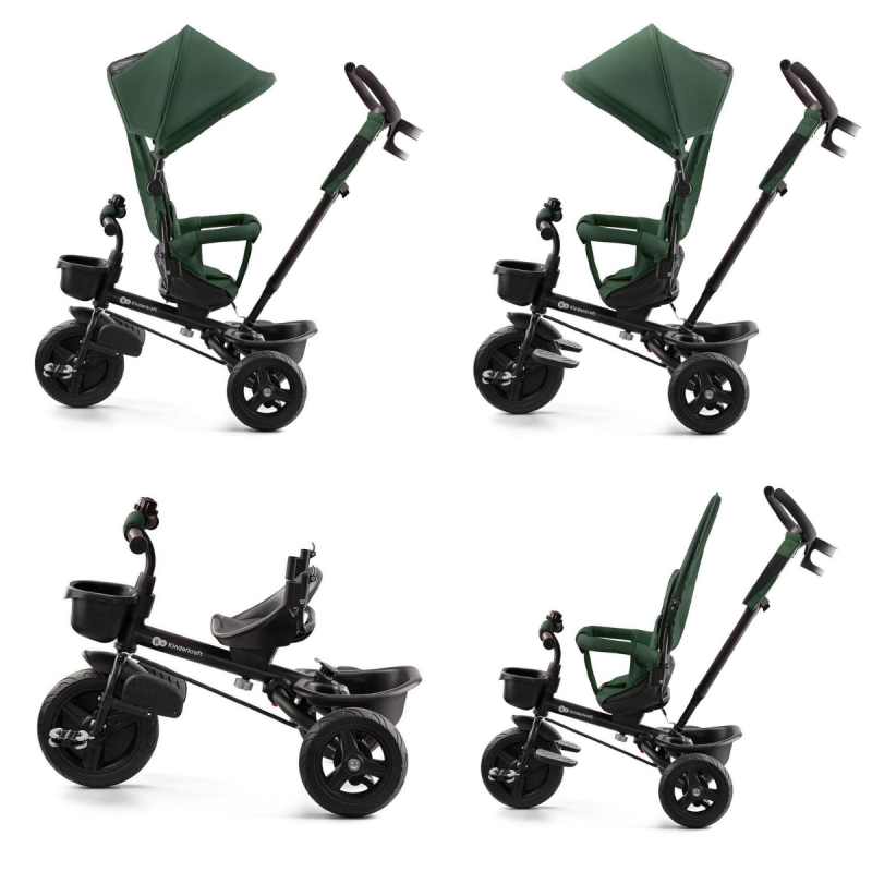 Triciclo 3 in 1 Aveo Kinderkraft Mystic Green