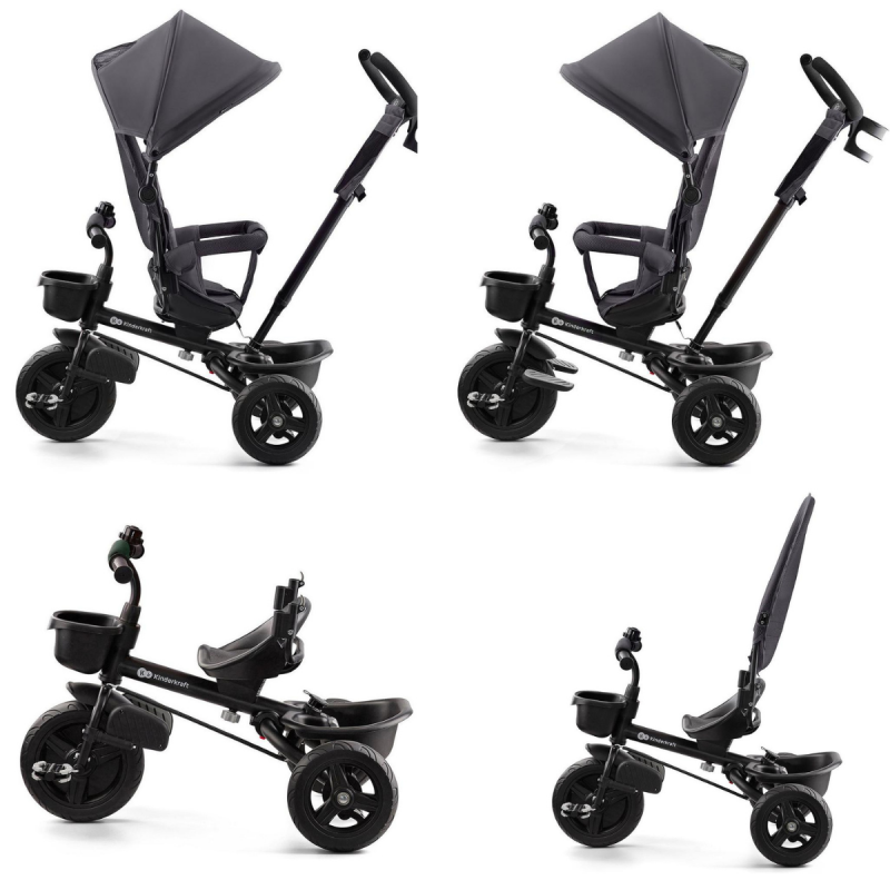 Triciclo 3 in 1 Aveo Kinderkraft Malachite grey