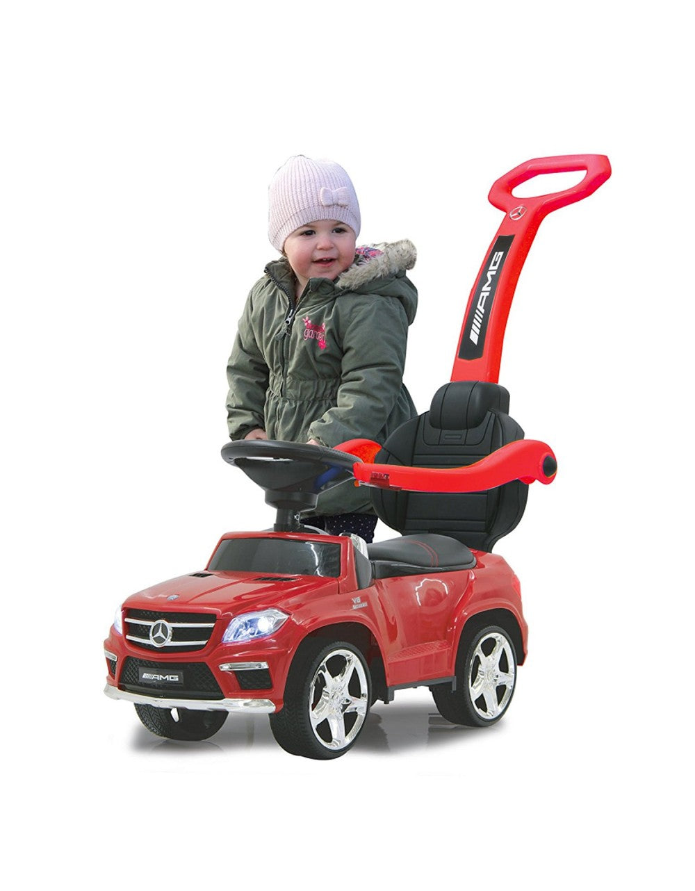 Jamara Mercedes Gl63 Amg Rossa Con Asta