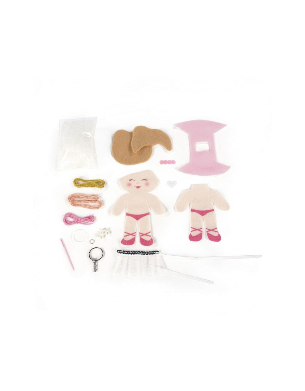 Kit Portachiavi Ballerina da Cucire - La Nina