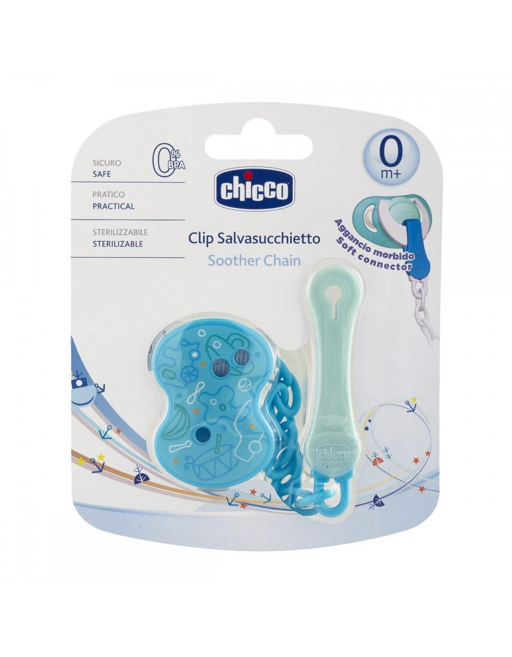 Clip Salvasucchietto Azzurro